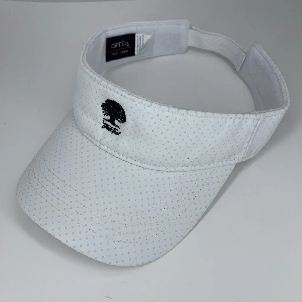 Oak Tree Country Club Visor YOUTH White Golf Edmond OK Garb Hat Cap